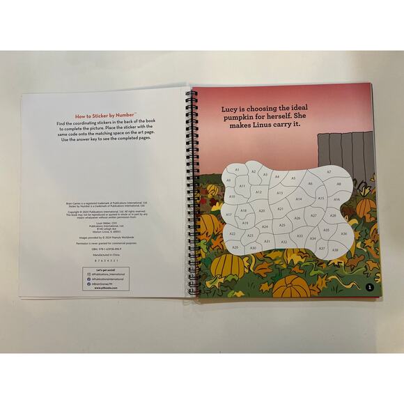 NEW Sticker by Number, Its the Great Pumpkin Charlie Brown - Picture 4 of 6